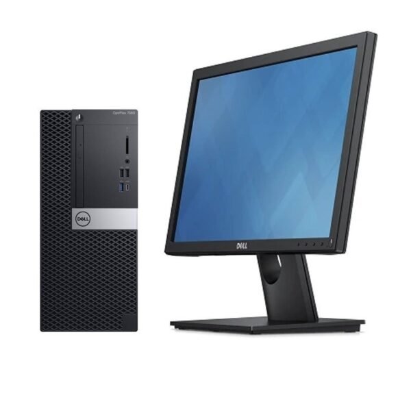 Dell Optiplex 3060 Mini Tower Series Core i5 8th Gen 04GB 1TB Hard Drive INTEL H370 Chipset FEDORA With DELL E1916H 18.5 inch LED 3 Years Local Warranty - Imagem 2